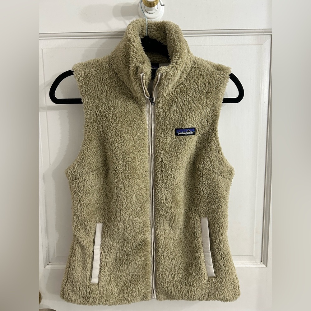 Patagonia Tan Fleece Vest